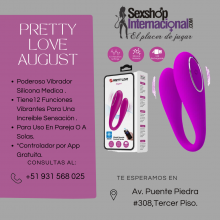 VIBRADOR SOSTIFICADO CON APP PRETTY LOVE AUGUST SEXSHOP EN LIMA